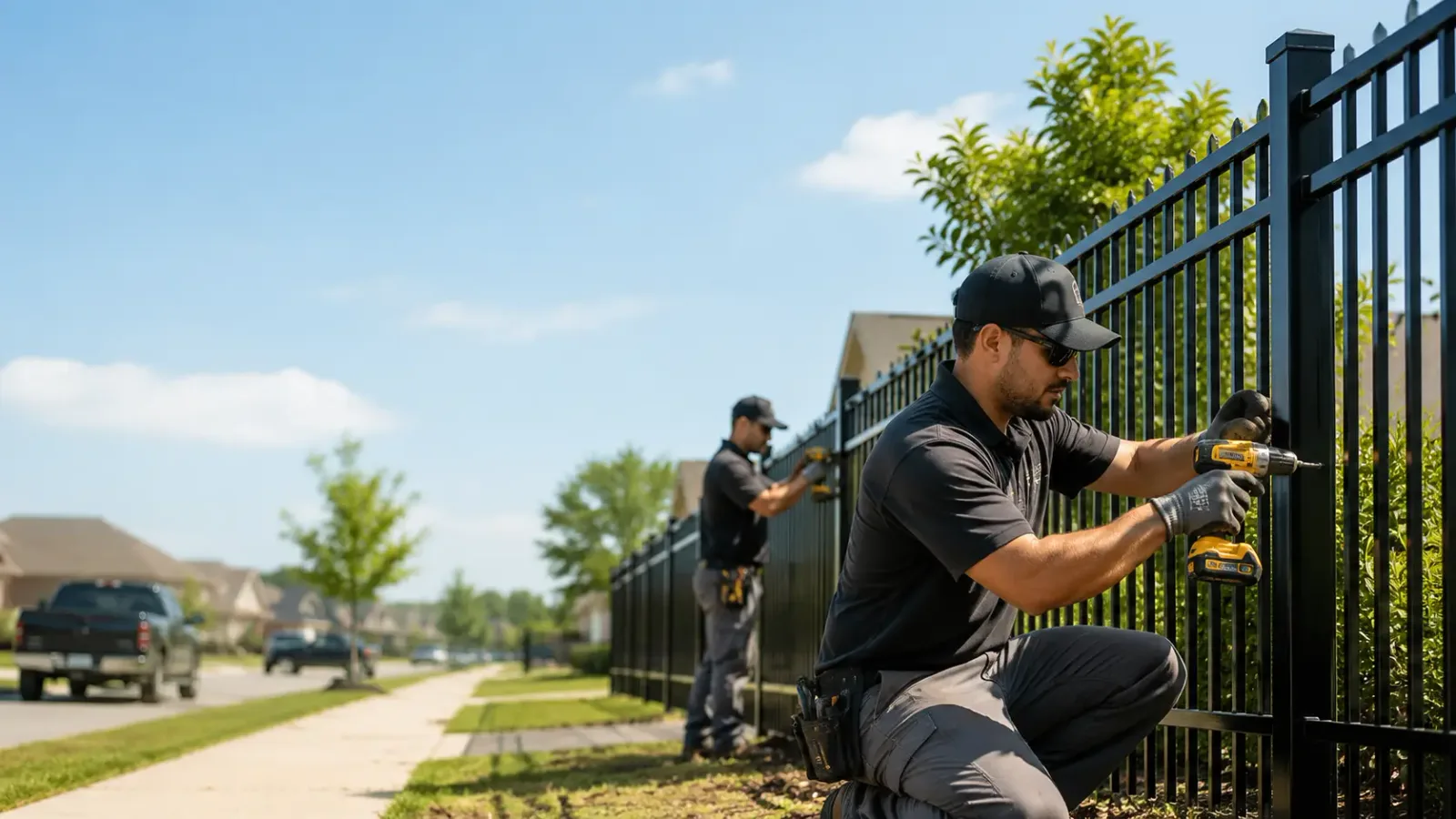 Metal Fence Installation in Brice, OH